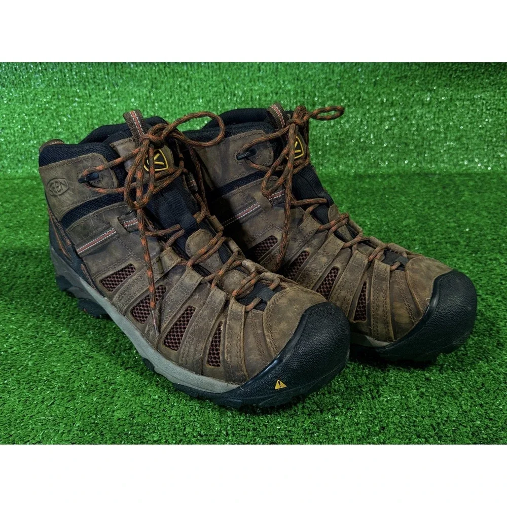 KEEN Flint - Men's Mid Steel Toe Utility Boot 1007972EE - Size 11.5‎ EE